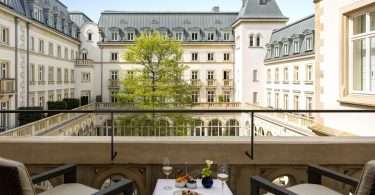 Vistas de las habitaciones de lal Villa Kennedy en Frankfurt