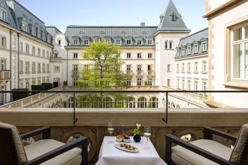 Vistas de las habitaciones de lal Villa Kennedy en Frankfurt