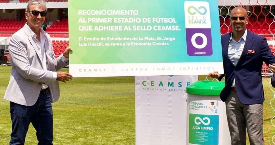 ceamse estadio sustentable estudiantes de la plata Juan Sebasti&aacute;n Ver&oacute;n y Eduardo Ricciuti